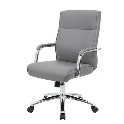 Best Pirce 🧨 Executive/Managerial Chairs Boss Modern Executive Conference Chair, Grey (B696C-GY) ✨ 4 Best Pirce 🧨 Executive/Managerial Chairs Boss Modern Executive Conference Chair, Grey (B696C-GY) ✨ - Image 2