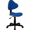 Flash Sale 🤩 Flash Furniture Fabric Ergonomic Task Chairs With Chrome Metal Band Accent (BT699BLUE) 🎁 -Office Chairs Online store unnamed file 3209