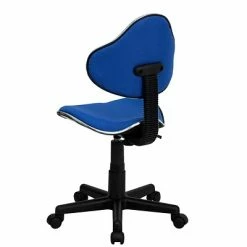 Flash Sale 🤩 Flash Furniture Fabric Ergonomic Task Chairs With Chrome Metal Band Accent (BT699BLUE) 🎁 -Office Chairs Online store unnamed file 3215