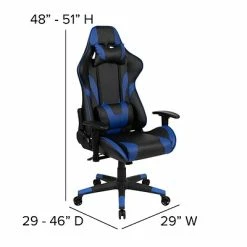 Cheap ⭐ Executive/Managerial Chairs Flash Furniture X20 Ergonomic LeatherSoft Swivel Gaming Chair, Blue (CH1872301BL) 😍 -Office Chairs Online store unnamed file 3232