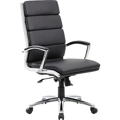 Outlet 🤩 Executive/Managerial Chairs Boss Executive CaressoftPlus Chair With Metal Chrome Finish, Black (B9471-BK) ⭐ 3 Outlet 🤩 Executive/Managerial Chairs Boss Executive CaressoftPlus Chair With Metal Chrome Finish, Black (B9471-BK) ⭐