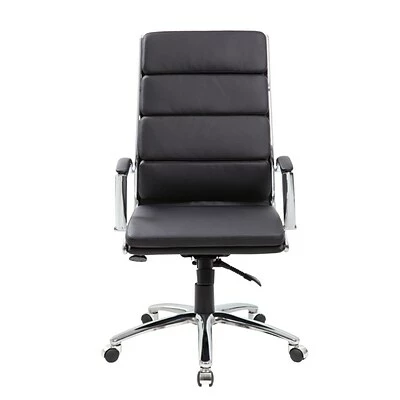 Outlet 🤩 Executive/Managerial Chairs Boss Executive CaressoftPlus Chair With Metal Chrome Finish, Black (B9471-BK) ⭐ 4 Outlet 🤩 Executive/Managerial Chairs Boss Executive CaressoftPlus Chair With Metal Chrome Finish, Black (B9471-BK) ⭐ - Image 2