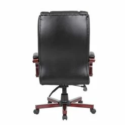 Best reviews of 😉 Executive/Managerial Chairs Boss High Back Executive Wood Finished Chair, Black/Mahogany (B8991-M) 🔥 -Office Chairs Online store unnamed file 3245