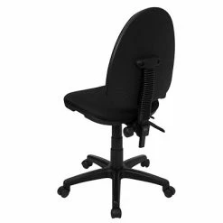 Best deal ❤️ Flash Furniture Mid-Back Fabric Multi-Functional Task Chairs W/Lumbar Support (WLA654MGBK) 🎉 -Office Chairs Online store unnamed file 3293