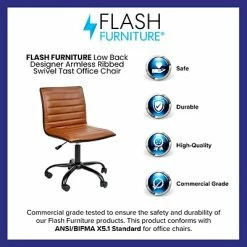New ๐ Executive/Managerial Chairs Flash Furniture Low Back Armless Ribbed Swivel Task Chair, Brown (DS512BBRBK) ๐ 14 New ๐ Executive/Managerial Chairs Flash Furniture Low Back Armless Ribbed Swivel Task Chair, Brown (DS512BBRBK) ๐ -Office Chairs Online store unnamed file 3299