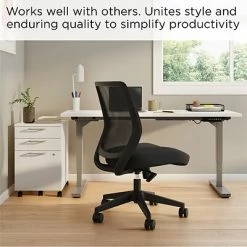 Promo 🌟 Union & Scale Task Chairs Union & Scale™ Essentials™ Mesh Back Fabric Task Chair, Black (UN59378) 🔥 -Office Chairs Online store unnamed file 33