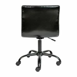 Flash Sale 🛒 Executive/Managerial Chairs Flash Furniture Low Back Armless Ribbed Swivel Task Chair, Black (DS512BBKBK) 💯 -Office Chairs Online store unnamed file 3321