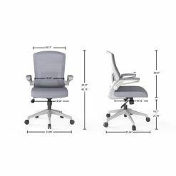 Best Sale 🎁 Office Chairs RAYNOR GROUP ION Fabric Task Chair, Blue/White (ION-WH-BLU) 🤩 -Office Chairs Online store unnamed file 3388