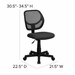 Wholesale 🤩 Task Chairs Flash Furniture Mesh Task Chair, Gray (WA-3074-GY-GG) ⭐ 17 Wholesale 🤩 Task Chairs Flash Furniture Mesh Task Chair, Gray (WA-3074-GY-GG) ⭐ -Office Chairs Online store unnamed file 3396