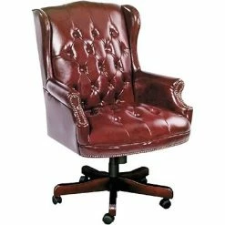 Top 10 😀 Task Chairs Boss Wingback Traditional Chair, Burgundy (B800-BY) 🥰