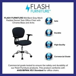 Brand new ๐ Flash Furniture Mesh Task Chairs With Arms And Chrome Base (H2376FGYARMS) ๐ 10 Brand new ๐ Flash Furniture Mesh Task Chairs With Arms And Chrome Base (H2376FGYARMS) ๐ -Office Chairs Online store unnamed file 3416