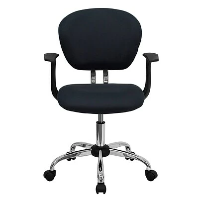 Brand new ๐ Flash Furniture Mesh Task Chairs With Arms And Chrome Base (H2376FGYARMS) ๐ 8 Brand new ๐ Flash Furniture Mesh Task Chairs With Arms And Chrome Base (H2376FGYARMS) ๐ - Image 6