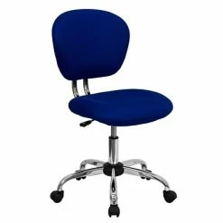 Top 10 👏 Flash Furniture Mesh Task Chairs With Chrome Base (H2376FBLUE) 👏