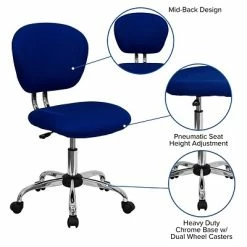 Top 10 👏 Flash Furniture Mesh Task Chairs With Chrome Base (H2376FBLUE) 👏 -Office Chairs Online store unnamed file 3430