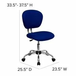 Top 10 👏 Flash Furniture Mesh Task Chairs With Chrome Base (H2376FBLUE) 👏 -Office Chairs Online store unnamed file 3431