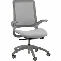 Best deal ⭐ Office Chairs Raynor Hawk MF22 Task Chair, Mesh/Fabric, Gray, Seat: 19 3/10"W X 18 1/2"D, Back: 17 3/10"W X 20 9/10"H 🤩