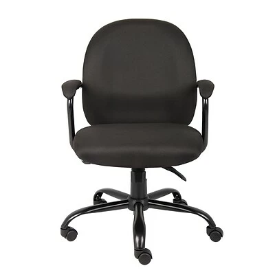 Cheap โ Task Chairs Boss Heavy Duty Fabric Task Chair, Black Crepe (B670-BK) ๐ 5 Cheap โ Task Chairs Boss Heavy Duty Fabric Task Chair, Black Crepe (B670-BK) ๐ - Image 3