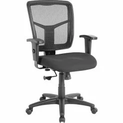 Best deal 🛒 Executive/Managerial Chairs Lorell Managerial Mesh Mid-back Chair, Black 👏
