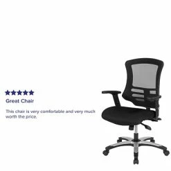 Best Pirce ⌛ Office Chairs Flash Furniture Ergonomic Mesh Swivel High Back Multifunction Executive Office Chair, Black (BLLB8817) ✔️ -Office Chairs Online store unnamed file 349