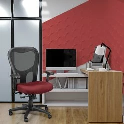 Deals 🎉 Task Chairs Tempur-Pedic TP9000 Mesh Task Chair, Burgundy (TP9000-Burgundy) ⌛ -Office Chairs Online store unnamed file 3493
