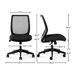 Promo 🌟 Union & Scale Task Chairs Union & Scale™ Essentials™ Mesh Back Fabric Task Chair, Black (UN59378) 🔥 -Office Chairs Online store unnamed file 35