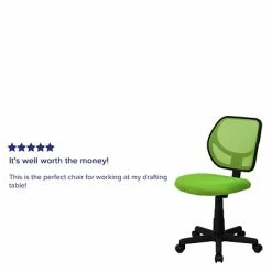 Buy 😉 Task Chairs Flash Furniture Fabric Mid-back Task Chair, Green 😀 -Office Chairs Online store unnamed file 3501