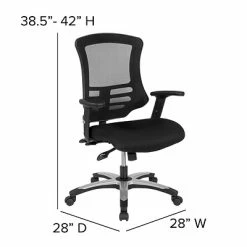 Best Pirce ⌛ Office Chairs Flash Furniture Ergonomic Mesh Swivel High Back Multifunction Executive Office Chair, Black (BLLB8817) ✔️ -Office Chairs Online store unnamed file 351