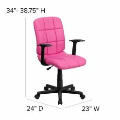 Wholesale ๐ Task Chairs Flash Furniture Mid-Back Quilted Vinyl Task Chair With Nylon Arms, Pink โจ 17 Wholesale ๐ Task Chairs Flash Furniture Mid-Back Quilted Vinyl Task Chair With Nylon Arms, Pink โจ -Office Chairs Online store unnamed file 3513
