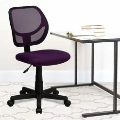 Flash Sale 🎉 Task Chairs Flash Furniture Mid-Back Task Chair, Purple 🌟 -Office Chairs Online store unnamed file 3566