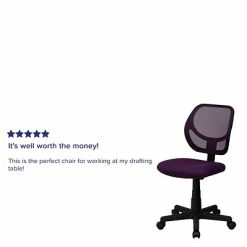 Flash Sale 🎉 Task Chairs Flash Furniture Mid-Back Task Chair, Purple 🌟 -Office Chairs Online store unnamed file 3569