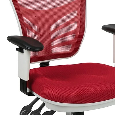 Cheapest ๐ Office Chairs Flash Furniture Ergonomic Mesh Swivel Mid-Back Multifunction Executive Office Chair, Red (HL0001WHRED) โจ 11 Cheapest ๐ Office Chairs Flash Furniture Ergonomic Mesh Swivel Mid-Back Multifunction Executive Office Chair, Red (HL0001WHRED) โจ - Image 9
