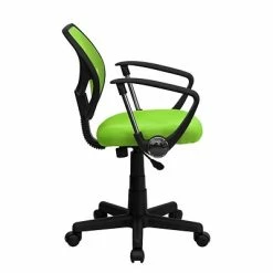 Cheap 😉 Task Chairs Flash Furniture Fabric Mid-Back Task Chair With Arm, Green ❤️ -Office Chairs Online store unnamed file 3629