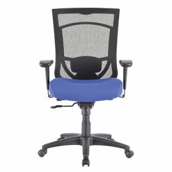Buy 🧨 Task Chairs Tempur-Pedic® TP7000 Mesh High Back Fabric Chair, Yacht Blue (TP7000 YATCH BL) 👏