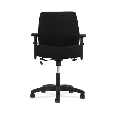 Cheapest ๐คฉ Task Chairs HON Contemporary Mid-Back Task Chair, Swivel-Tilt Control, Height- And Width-Adjustable Arms, Black Fabric ๐ 4 Cheapest ๐คฉ Task Chairs HON Contemporary Mid-Back Task Chair, Swivel-Tilt Control, Height- And Width-Adjustable Arms, Black Fabric ๐ - Image 2
