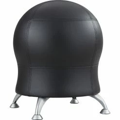 Deals ❤️ Task Chairs Safco Zenergy Vinyl Ball Chair, Black (4751BV) 🌟
