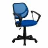 Cheap 🎉 Task Chairs Flash Furniture Fabric Mid-Back Task Chair With Arm, Blue 🧨 -Office Chairs Online store unnamed file 3688