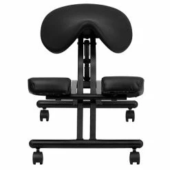 Outlet 🥰 Task Chairs Flash Furniture Ergonomic Kneeling Chair With Saddle Seat, Black 🔔 -Office Chairs Online store unnamed file 3705