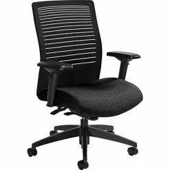 Budget 🔥 Task Chairs GIS Global Loover™ Mid-Back Weight Sensing Tilter Task Chair, Mesh/Fabric, Black/Coal 🧨