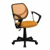 Cheap 🔥 Task Chairs Flash Furniture Fabric Mid-Back Task Chair With Capped Arm, Orange 🌟 -Office Chairs Online store unnamed file 3716