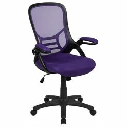 Wholesale π Office Chairs Flash Furniture Ergonomic Mesh Swivel High Back Office Chair, Purple (HL00161BKPUR) β