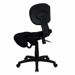 Outlet 🥰 Task Chairs Flash Furniture Ergonomic Fabric Kneeling Posture Task Chair, Armless, Black 🛒 -Office Chairs Online store unnamed file 3762
