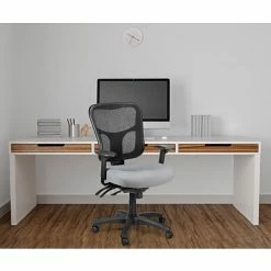 Flash Sale 👍 Task Chairs Tempur-Pedic® Ergonomic Mesh Mid-Back Task Chair, Gray (TP8000-GREY) 💯 -Office Chairs Online store unnamed file 3874
