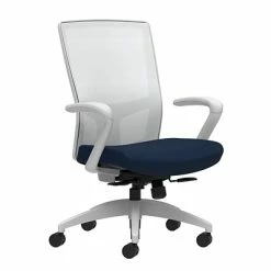 Budget 😉 Union & Scale Task Chairs Union & Scale Workplace2.0™ Fabric Task Chair, Navy, Integrated Lumbar, Fixed Arms, Synchro-Tilt W/ Seat Slide Control (53532) 🧨