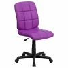 Promo 🎁 Task Chairs Flash Furniture Mid-Back Quilted Vinyl Task Chair, Purple 👏 -Office Chairs Online store unnamed file 3911