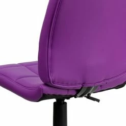 Promo 🎁 Task Chairs Flash Furniture Mid-Back Quilted Vinyl Task Chair, Purple 👏 -Office Chairs Online store unnamed file 3919