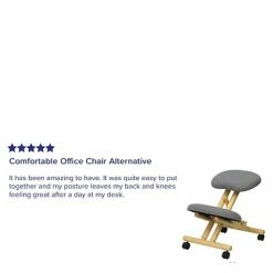 Outlet 🛒 Task Chairs Flash Furniture Gray ,Fabric Kneeling Chair, ,Armless 🎁 -Office Chairs Online store unnamed file 3927
