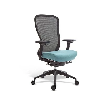Best Sale 😉 Union & Scale Task Chairs Union & Scale™ Workplace2.0™ Ayalon Mesh Back Fabric Task Chair, Black/Teal (UN59410) ✨ 3 Best Sale 😉 Union & Scale Task Chairs Union & Scale™ Workplace2.0™ Ayalon Mesh Back Fabric Task Chair, Black/Teal (UN59410) ✨