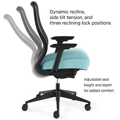 Best Sale 😉 Union & Scale Task Chairs Union & Scale™ Workplace2.0™ Ayalon Mesh Back Fabric Task Chair, Black/Teal (UN59410) ✨ 5 Best Sale 😉 Union & Scale Task Chairs Union & Scale™ Workplace2.0™ Ayalon Mesh Back Fabric Task Chair, Black/Teal (UN59410) ✨ - Image 3