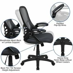 Best reviews of 😀 Office Chairs Flash Furniture Ergonomic Mesh Swivel High Back Office Chair, Dark Gray (HL00161BKDKGY) ⭐ -Office Chairs Online store unnamed file 395