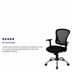 Cheapest 😉 Task Chairs Flash Furniture Mesh Task Chair, Gray And Black (H-8369F-BLK-GG) 🌟 -Office Chairs Online store unnamed file 3953